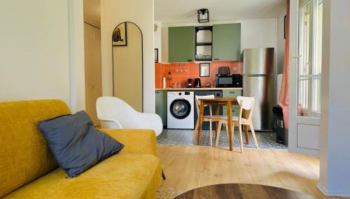 Confort et Verdure 2 Pièces Moderne avec Parking à Domont by Immo Kit Bnb - Photo 1, stove, minibar