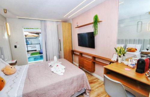 Villa Beija-Flor 1 - Suíte alexa com piscina privativa - Foto 4