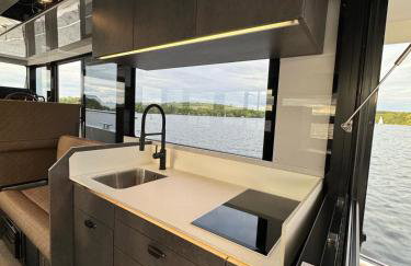 Yacht als Wohnung zu vermieten Hausboot direkt Tempelhofer Hafen - Foto 9