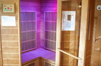 Chalet entier, vue panoramique, ruisseau et sauna. - Foto 70