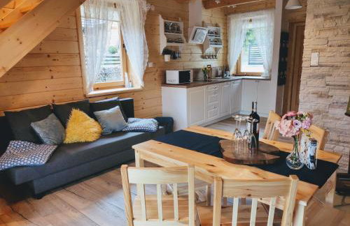 Borowikowe Zacisze drewniane domy z kominkami - Foto 21