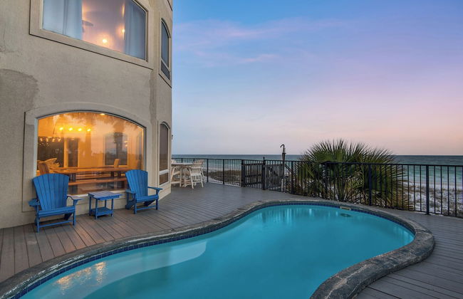 Stunning Views! 9BR Gulf Front Home, Pool, Elevator, Pool Table - Foto 28