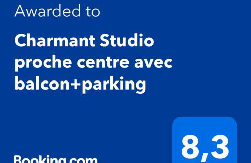Charmant Studio proche centre avec balcon+parking - Foto 2