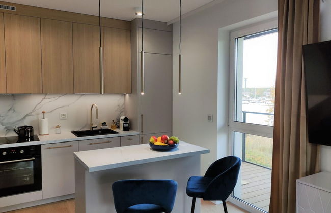 A Comfortable Apartment With a Swimming Pool and Sauna in Dziwnow for 4 People - Foto 9