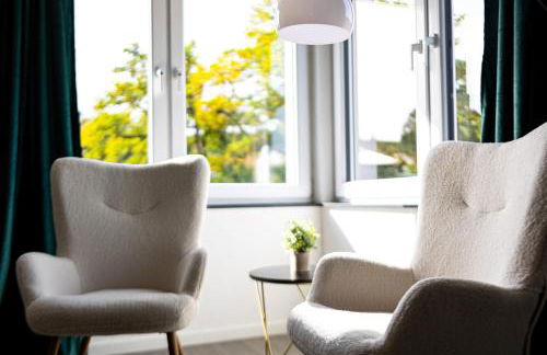 Design Apartment zentral für 6 in Andernach: Ausblick, WiFi, Küche - Foto 25