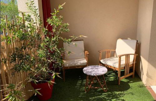 Grand studio avec coin nuit, proche mer et montagnes - Foto 1