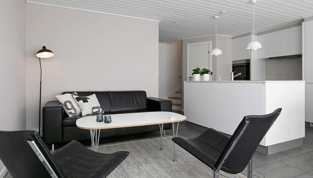 8 Person Holiday Home on a Holiday Park in Lokken - Foto 4, Zona de estar