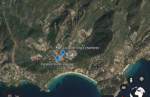 VUE MER- BEAU STUDIO - TERRASSE ABRITEE - Wi-Fi - CLIMATISATION - PARKING GRATUIT-Classé 3 étoiles - Foto 23