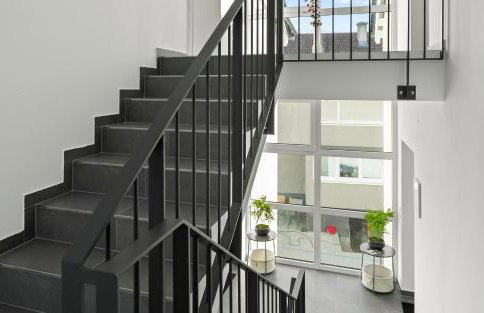 Lit Living Deluxe Apartments Wörth - Parking - Box Spring - BBQ - Balcony - Foto 23