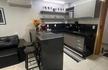H-Flat Mobiliado com Garagem, 290m do Parque Flamboyant, Mínimo 2 Noites - Foto 12