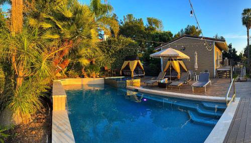 Panorama Tropical Resort & Spa with Sunset City View - Photo 4, Garden, sunbed, Garden view