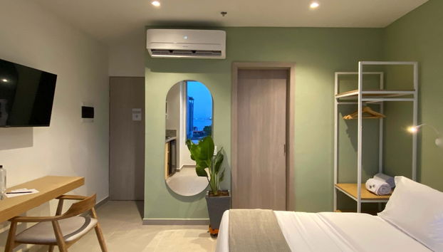 w Impeccable Loft w Charming Terrace in CTG - Foto 4, Habitación