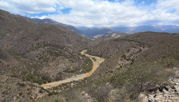 Il paesaggio di La Mina La Mexicana