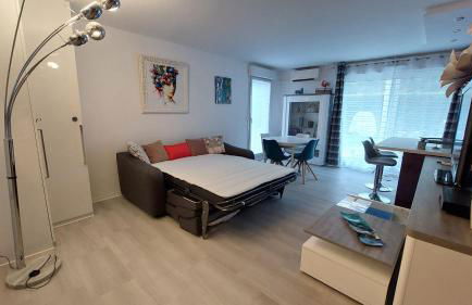 Charmant Appartement résidentiel avec Terrasse, Jardin Privatif et Piscine à Cannes - Foto 23