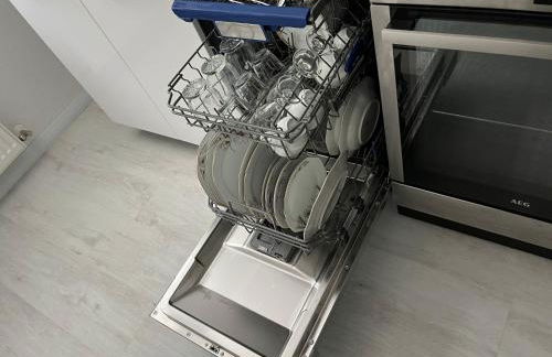 FeWo meisteroffice im Sackgässle, ebenerdige ELW 50qm, Terrasse, vollwertige Küche, Nähe Ulm - Foto 10