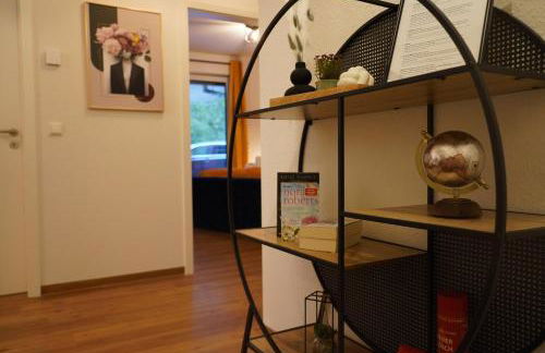 Design-Apartment I direkt im Zentrum von Bad Krozingen I Boxspring I Terrasse mit Garten & direktem Parkplatz I Boxspring I Nespresso - Foto 17