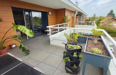 Appartement, terrasse, proche frontière - Foto 10