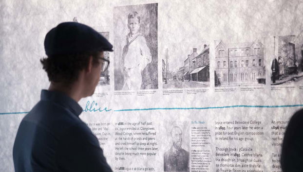 Pannelli sulla storia letteraria dell'Irlanda