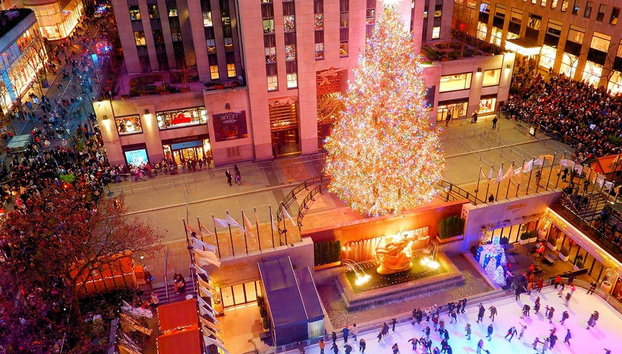 Contrastes de Nueva York + Luces de Navidad de Dyker Heights - Foto 4, El emblemático árbol de Navidad del Rockefeller Center
