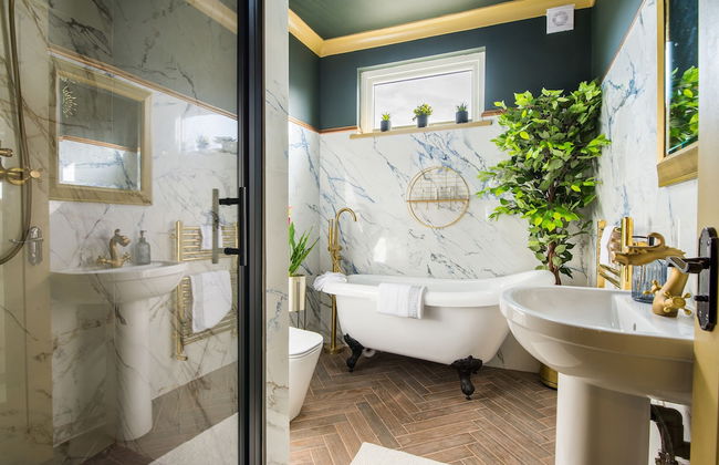 Luxury Versace 1 Bed, Hot Tub, Pool Table, Sky Tv - Foto 17