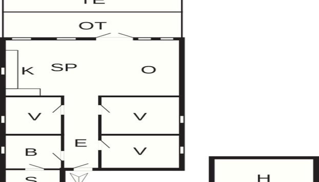 6 Person Holiday Home in Romo - Foto 5, Plano