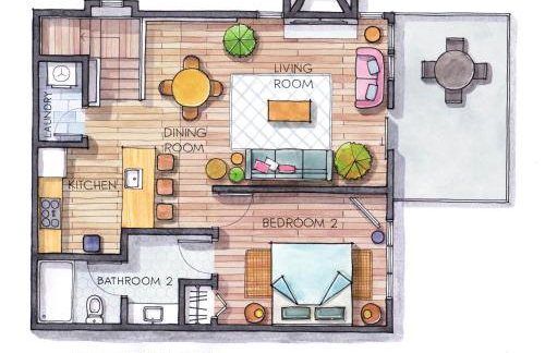 Peaceful 2-bedroom townhome retreat w/wooded view - Foto 27