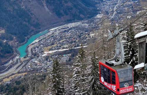 Studio Mont-Blanc balcony ski & walking center - Foto 12