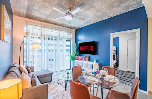 Relaxing 2BD - Central Downtown - Gym, Pool, Parking - Foto 28