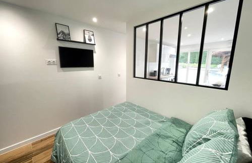 Studio GreenEscape en pleine nature avec jacuzzi - Foto 8