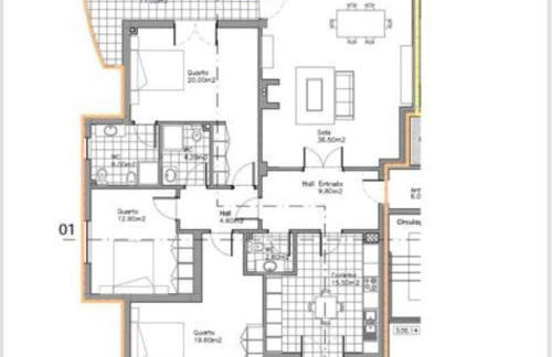 Espaçoso T3 na Covilhã perto da Serra da Estrela - Foto 24