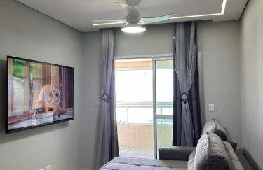 APTO BEIRA MAR - ACONCHEGANTE _ VARANDA GOURMET - WIFI - NETFLIX - TV A CABO - PRAIA GRANDE - Photo 40