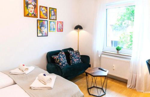 Studio für 2 Gäste - Bocholt Zentrum - kostenloser Parkplatz - Foto 2