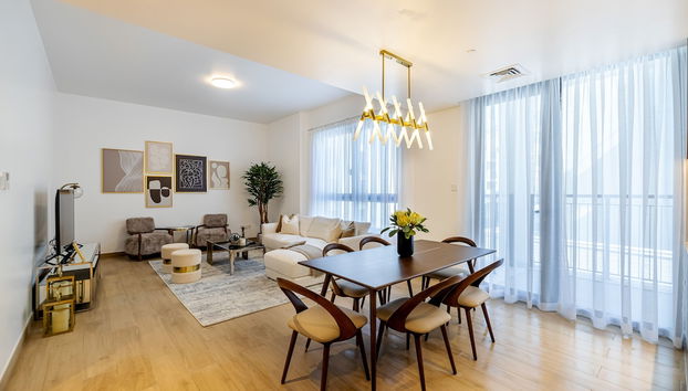 Spacious 2BR La Cote B3 Port De La Mer - Foto 4, Zona de estar