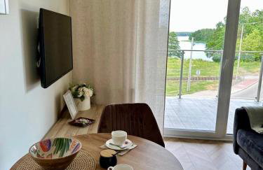 Urokliwy Apartament z dużym tarasem i widokiem na Jezioro Białe - Foto 4