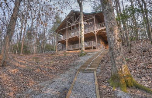 Luxury Cabin Sleeps 8 with creekside fire pit near Helen GA - Foto 43