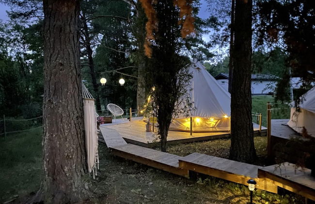 B&B Glamping Tent Sleeps 2 - Spa, Sauna, Wifi - Foto 14