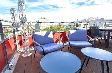 T2 Little Bohême proche hôpitaux terrasse plein ciel - Foto 3