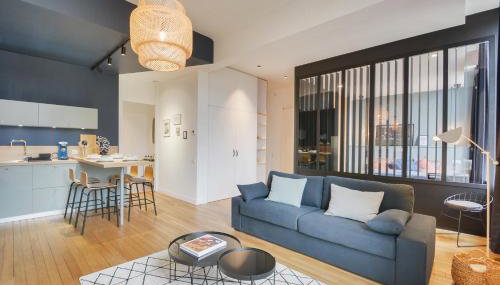 Loft Doryan ! Blue Haussmannien - Centre Gare - Excelsior - 2 à 4 pers - Foto 2