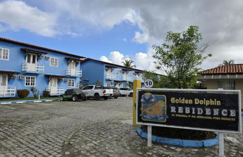 Apto Térreo Mobiliado com Piscina - 400m da Praia de Taperapuan, Próximo ao Axé Moi- Golden Dolphin Residence - Foto 11