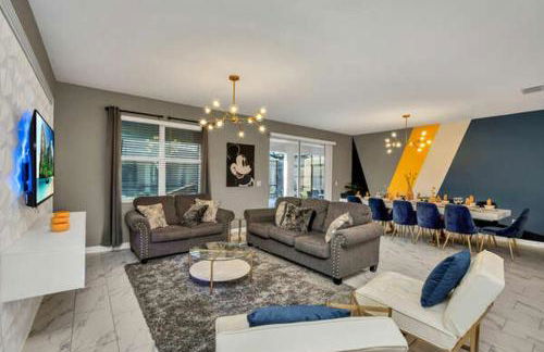 Magical Family Home 8min-disneyworld Pool Spa Sleeps 22 Stl103 - Foto 9