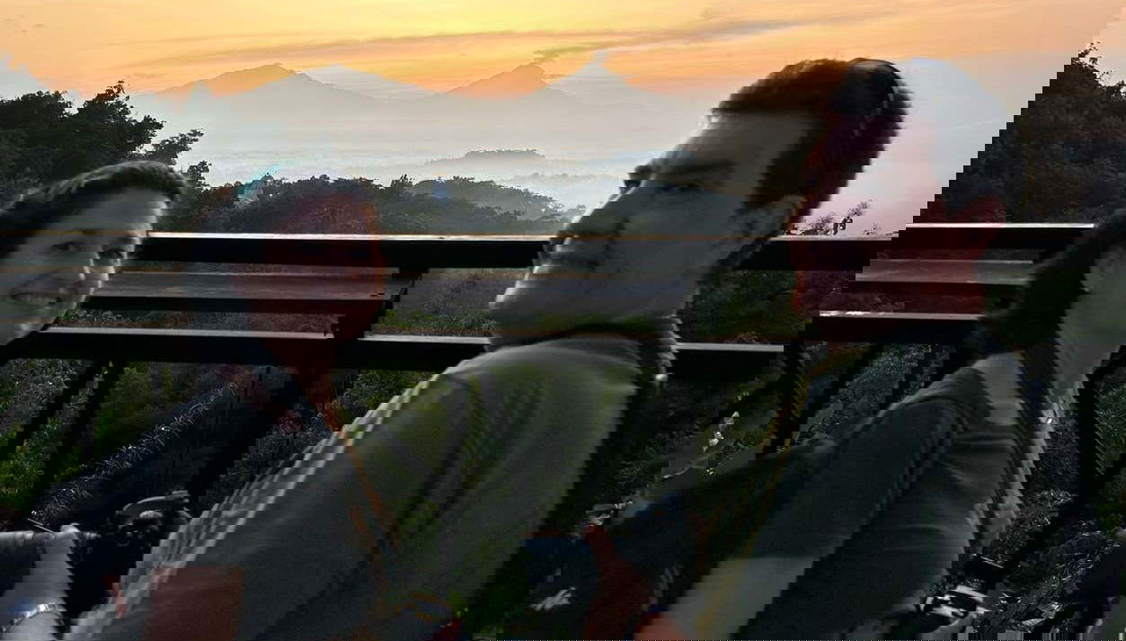 Fotografando o amanhecer em Punthuk Setumbu