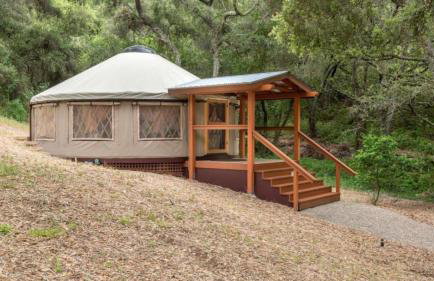 Cozy Romantic Yurt Rental in Woodlands near California Beach Town of Cayucos - Foto 52