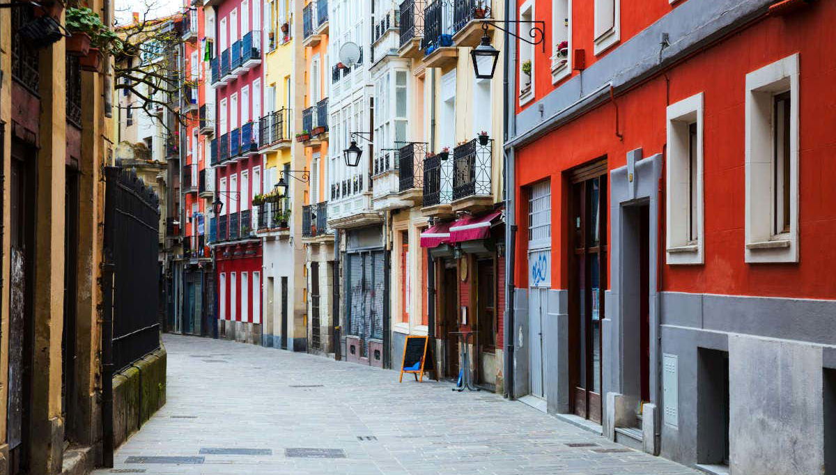 Rue typique du centre-ville