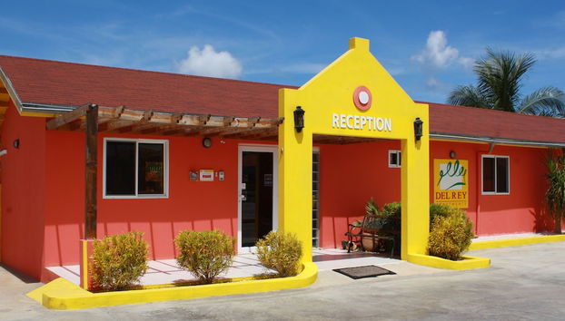 Mostrador de check-in y check-out