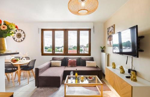 Paris au PETIT SÉSAME jacuzzi cosy Stade De France 6 personnes Wifi Terrasse Parking privé - Foto 22