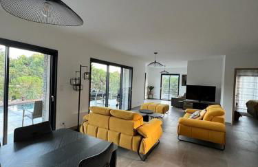 Villa Monte e Mare, piscine chauffée, climatisée à 5 mn de la plage de santa giulia - Foto 11