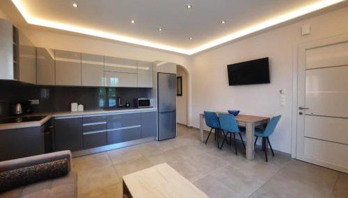 Petros Apartment Acharavi - Foto 2, stove, dishwasher