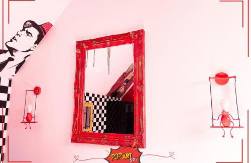 LOFT "POP ART 50's" Idéal PRO - Écran cinéma rétroprojecteur - WIFI Fibre - Borne arcade de jeu - Centre Ville - Foto 38