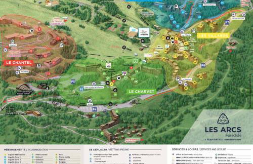 Résidence Chantel - Charmant duplex de 4 pièces dans une résidence au pied des pistes dans le quartier du Chantel. MAE-1678 - Foto 13