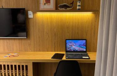 Flat confortável, a 200 metros da praia com estacionamento - Foto 40